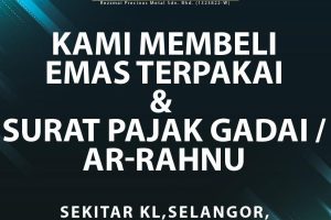 MEMBELI SURAT PAJAK DAN EMAS TERPAKAI